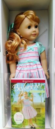 The new Mary Ellen Larkin American Girl Doll and book.